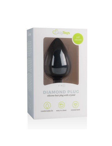 Plug Bijou Diamond Noir 8 x...