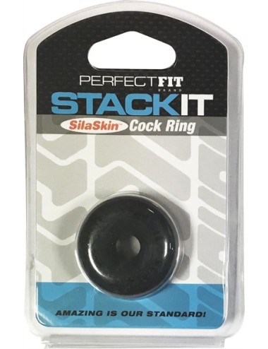 Cock Ring Stack It Noir