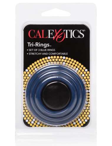Cockrings Tri-Rings Bleus