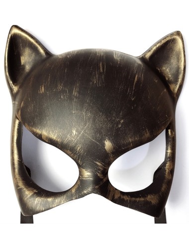 Masque Steampunk Cat Doré