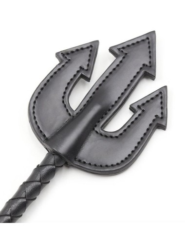 Cravache Trident 65cm Noire