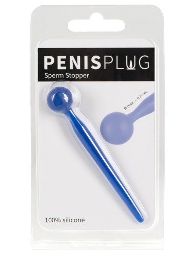 Plug Penis Stop Sperm 8cm -...