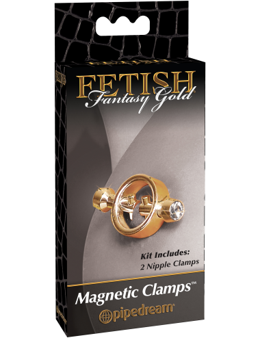 Pinces Tétons Magnetic Gold