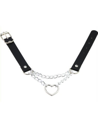 Metal Heart Collar With...