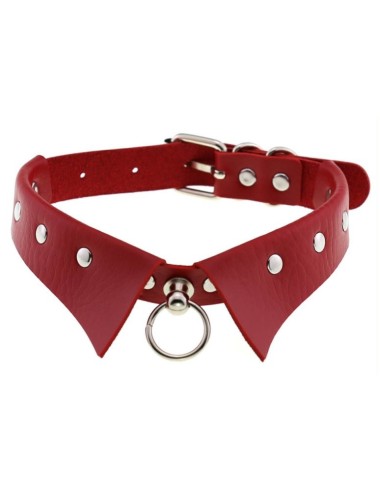 Collier GOTHIC RING Rouge