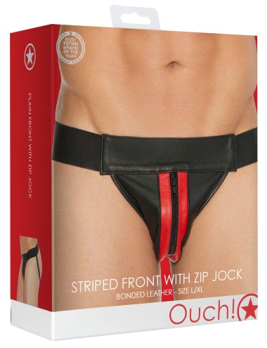 Jockstrap avec Zip Striped...