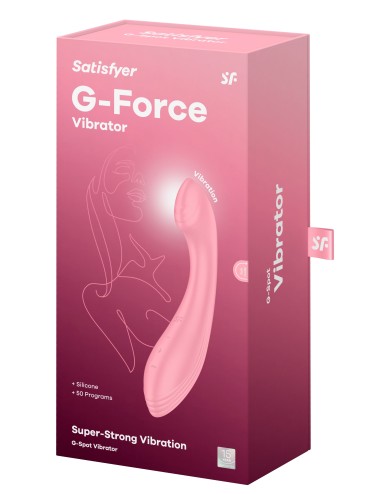 Vibro G-Force 19cm Rose
