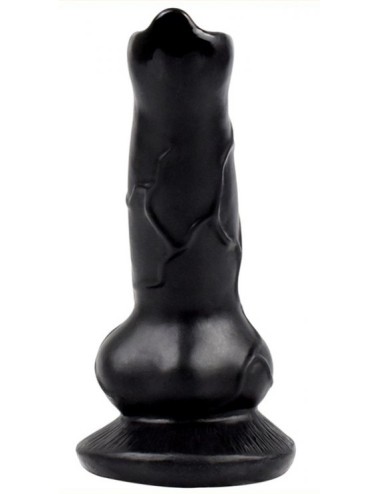 Gode Dog Cock 12 x 4cm Noir
